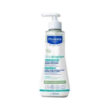 Mustela Stelatopia+  Lipid-Replenishing Cream 300ml | Κρέμα Αναπλήρωσης Λιπιδίων για Ατοπικό Δέρμα