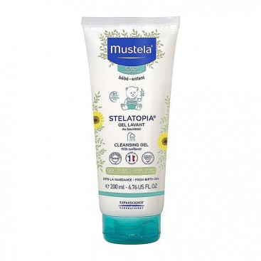 Mustela Stelatopia Cleansing Gel 200ml | Αφροντούζ για Ατοπικό Δέρμα 