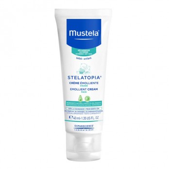 Mustela Stelatopia Emollient Face Cream 40ml | Μαλακτική Κρέμα Προσώπου για Ατοπικό Δέρμα