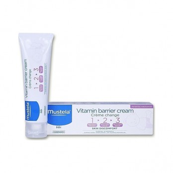 Mustela Vitamin Barrier Cream 1 2 3 ,50ml | Κρέμα Αλλαγής Πάνας