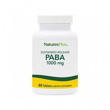 Nature's Plus Paba 1000mg 60tabs |  Συμπλήρωμα Διατροφής για τον Μεταβολισμό των Πρωτεϊνών