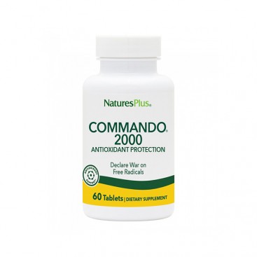 Nature's Plus Commando 2000 60tabs | Πρωτοποριακή Αντιοξειδωτική Φόρμουλα 