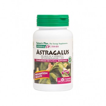 Nature's Plus Astragalus 450mg 60veg.caps | Συμπλήρωμα Διατροφής για Ανοσοποιητικό