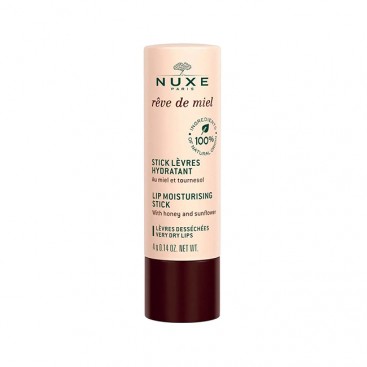 Nuxe Rêve de Miel Stick Lèvres Hydratant 4g | Ενυδατικό Lipstick για Ξηρά - Σκασμένα Χείλη 