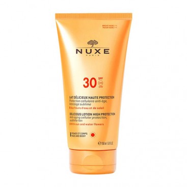 Nuxe Sun Delicious Lotion SPF30 150ml | Αντηλιακό Γαλάκτωμα για Πρόσωπο & Σώμα