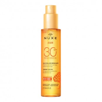 Nuxe Sun Tanning Oil SPF30 150ml | Λάδι Μαυρίσματος για Πρόσωπο & Σώμα