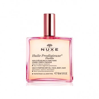 Nuxe Huile Prodigieuse Florale 50ml | Ξηρό λάδι για Πρόσωπο-Σώμα-Μαλλιά με Λουλουδένιο Άρωμα 