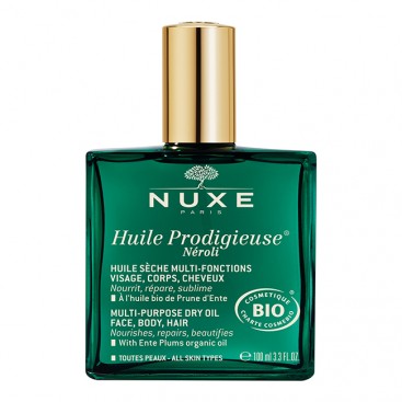 Nuxe Huile Prodigieuse Neroli Oil 100ml | Βιολογικό Ξηρό Λάδι για Μαλλιά, Πρόσωπο & Σώμα