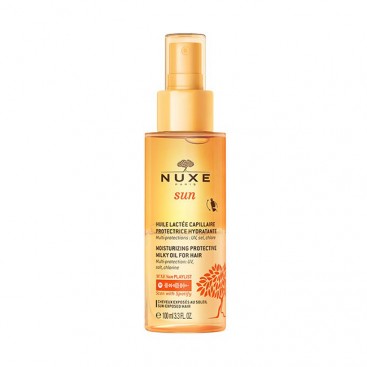 Nuxe Sun Moisturising Protective Milky Oil For Hair 100ml | Ενυδατικό Προστατευτικό Γαλάκτωμα-Λάδι για τα Μαλλιά