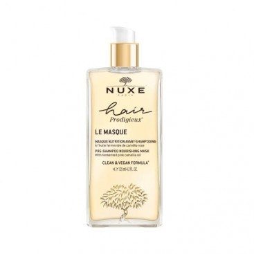 Nuxe Hair Prodigieux Pre-Shampoo Nourishing Mask 125ml | Μάσκα Θρέψης Πριν το Σαμπουάν με Εκχύλισμα Ελαίου Ροζ Καμέλιας