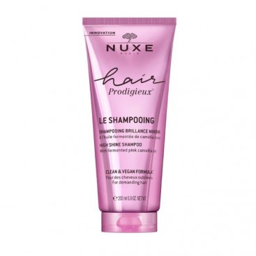 Nuxe Hair Prodigieux High Shine Shampoo 200ml | Σαμπουάν Λάμψης για Ταλαιπωρημένα Μαλλιά 