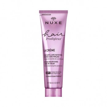 Nuxe Hair Prodigieux High Shine Intense Nourishing Leave In Cream 100ml | Θερμοπροστατευτική Κρέμα με Έλαιο Ροζ Καμέλιας