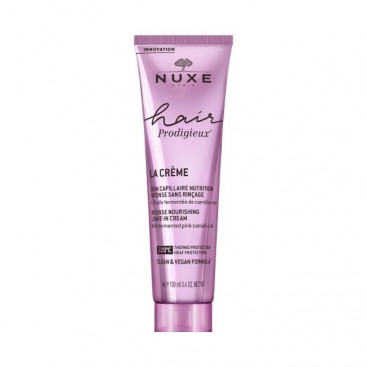 Nuxe Hair Prodigieux High Shine Intense Nourishing Leave In Cream 100ml | Θερμοπροστατευτική Κρέμα με Έλαιο Ροζ Καμέλιας