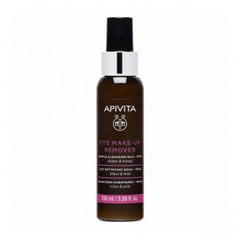 Apivita Gentle Eye Make Up Remover 100ml | Απαλό Γαλάκτωμα Ντεμακιγιάζ Ματιών