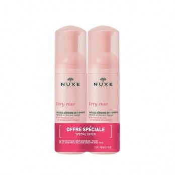 Nuxe Very Rose Light Cleansing Foam  2x150ml | Ελαφρύς Αφρός  Καθαρισμού Προσώπου