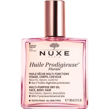 Nuxe Huile Prodigieuse Florale 100ml | Ξηρό Λάδι για Πρόσωπο-Σώμα-Μαλλιά με Λουλουδένιο Άρωμα 