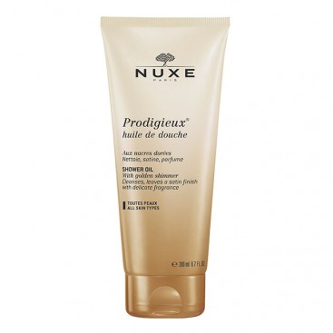 Nuxe Prodigieux Huile de Douche 200ml | Ντελικάτο Αφρόλουτρο για Μεταξένια Αίσθηση