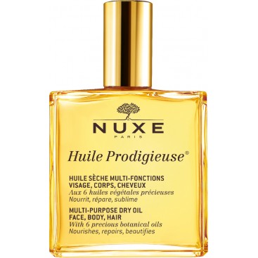 Nuxe Huile Prodigieuse Multi-purpose Dry Oil 100ml | Πολυχρηστικό Ξηρό Λάδι Για Πρόσωπο Σώμα Μαλλιά