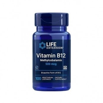 Life Extension Vitamin B12, Methylcobalamin, 500 mcg, 100 Vegetarian Lozenges | Συμπλήρωμα Διατροφής Β12 Βιταμίνη