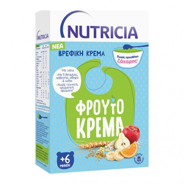 Nutricia Βρεφική Κρέμα Φρουτόκρεμα από τον 6ο μήνα 250gr