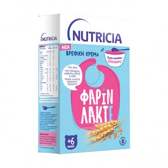 Nutricia Βρεφική Κρέμα Φαρίν Λακτέ  από τον 6ο μήνα 250gr