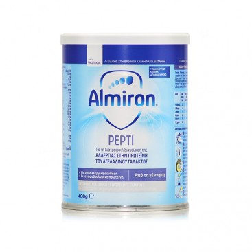 Nutricia Almiron Pepti 400gr | Γάλα για Βρέφη με Διαγνωσμένη Αλλεργία στην Πρωτεΐνη του Αγελαδινού Γάλακτος 