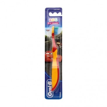 Oral-B Kids Disney Cars Soft 1 Toothbrust | Οδοντόβουρτσα Για Παιδιά 3-5 Ετών 