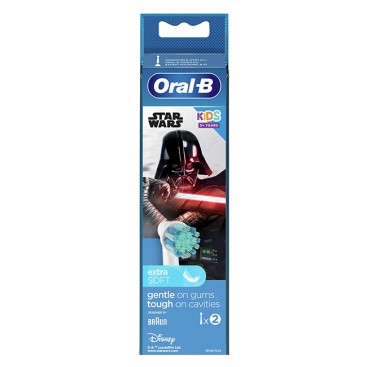 Oral-B Kids Stages Power Star Wars Ανταλλακτικές Κεφαλές για Ηλεκτρικές Οδοντόβουρτσες 2 τμχ	