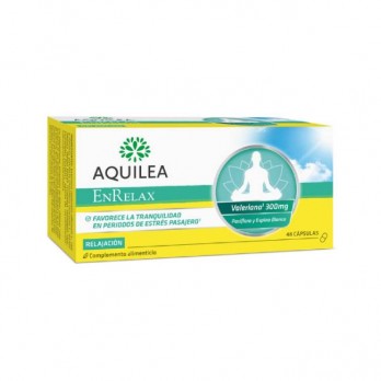 Aquilea EnRelax Valeriana 300mg 48caps | Συμπλήρωμα Διατροφής για Ηρεμία σε Περιόδους Άγχους