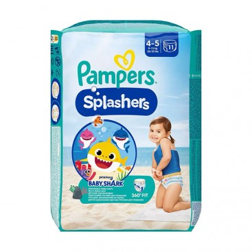 Pampers Splashers No 4-5 (9-15kg) 11τμχ | Αδιάβροχες Πάνες Μαγιό