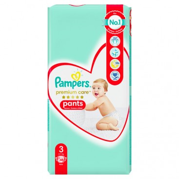 Pampers Premium Care Pants No 3 (6-11Kg) 48τμχ | Πάνες Βρακάκι