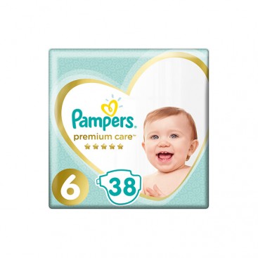 Pampers Premium Care No 6 (13+kg)  38τμχ | Βρεφικές Πάνες 