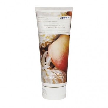 Korres Body Smoothing Milk Peach Blossom 200ml | Γαλάκτωμα Σώματος με Άρωμα Άνθη Ροδακινιάς 