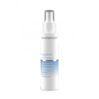 Pharmasept Hygienic Foot Care Spray, 100ml | Αποσμητική & Ενυδατική Λοσιόν Ποδιών που Εξουδετερώνει Βακτήρια & Μύκητες 