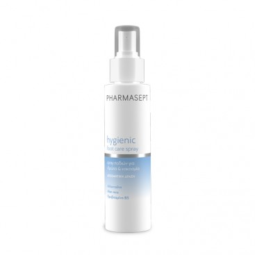 Pharmasept Hygienic Foot Care Spray, 100ml | Αποσμητική & Ενυδατική Λοσιόν Ποδιών που Εξουδετερώνει Βακτήρια & Μύκητες 