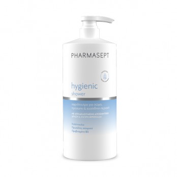 Pharmasept Hygienic Shower 1lt | Υγρό Υγιεινού Καθαρισμού για Σώμα ,Πρόσωπο & Ευαίσθητη Περιοχή 