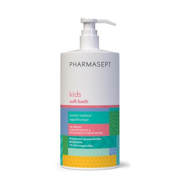 Pharmasept Kids Soft Bath 1lt |  Απαλό Παιδικό Αφρόλουτρο με Αντλία 