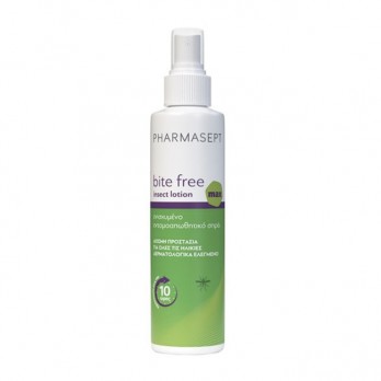 Pharmasept Insect Lotion Bite Free Max  100ml | Ενισχυμένη Εντομοαπωθητική Λοσιόν σε Μορφή Σπρέι για Κουνούπια