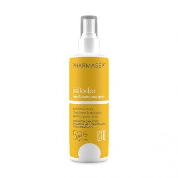 Pharmasept Heliodor Face & Body Sun Spray SPF50 165g | Αντηλιακό Σπρέι Προσώπου & Σώματος 