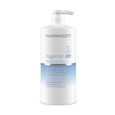 Pharmasept Hygienic Shower Cream 1L | Κρεμώδες Αφρόλουτρο Καθημερινής Χρήσης για Σώμα ,Πρόσωπο & Ευαίσθητη Περιοχή