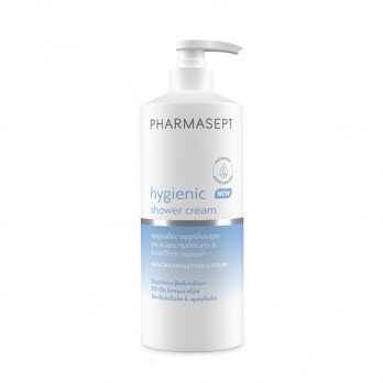 Pharmasept Hygienic Shower Cream 500ml | Κρεμώδες Αφρόλουτρο Καθημερινής Χρήσης για Σώμα ,Πρόσωπο & Ευαίσθητη Περιοχή