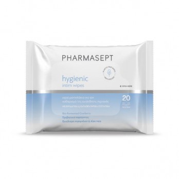 Pharmasept Hygienic Wet Wipes 20τμχ |  Υγρά Μαντηλάκια για την Ευαίσθητη Περιοχή