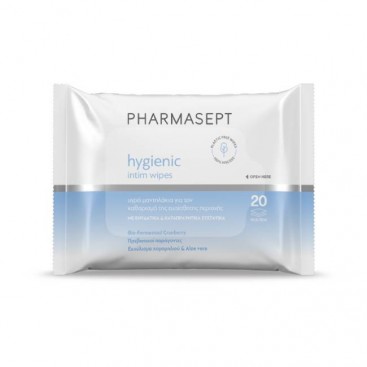 Pharmasept Hygienic Wet Wipes 20τμχ |  Υγρά Μαντηλάκια για την Ευαίσθητη Περιοχή