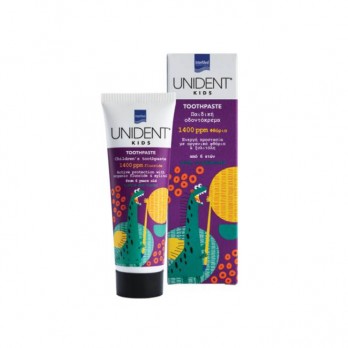 Intermed Unident Kids Toothpaste 1400 ppm 50ml | Φθοριούχος Οδοντόκρεμα για την Φροντίδα των Παιδικών Δοντιών