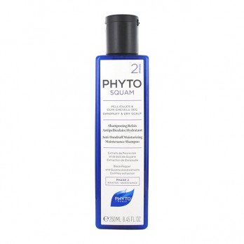 Phyto Phyto Squam Phase 2 Dandruff & Dry Scalp Shampoo 250ml |  Εξυγιαντικό Σαμπουάν για Πιτυρίδα και Ξηρό Τριχωτό 