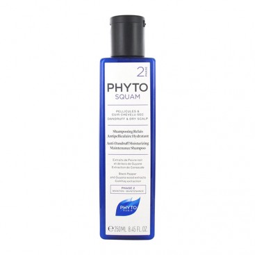 Phyto Phyto Squam Phase 2 Dandruff & Dry Scalp Shampoo 250ml |  Εξυγιαντικό Σαμπουάν για Πιτυρίδα και Ξηρό Τριχωτό 