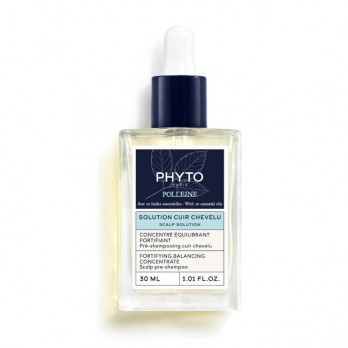 Phyto Phyto Polleine Scalp Solution Fortifying Balancing Concentrate Pre-Shampoo 30ml |Δυναμωτικό και Εξισορροπιστικό  Συμπύκνωμα 