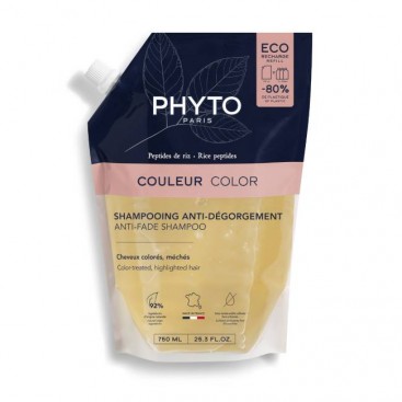 Phyto Phyto Couleur Shampoo Refill 750ml | Ανταλλακτικό Σαμπουάν Προστασίας Χρώματος για Βαμμένα Μαλλιά