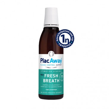 Plac Away Fresh Breath 250ml | Στοματικό Διάλυμα για την Αντιμετώπιση της Κακοσμίας