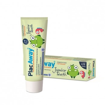 Plac Away Junior Teeth  50ml | Οδοντόκρεμα με Γεύση Πορτοκάλι 6+ Ετών